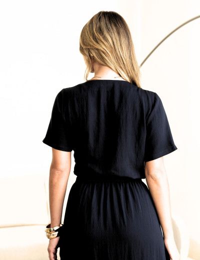 CONJUNTO SAIA DETALHE PESPONTO PRETO