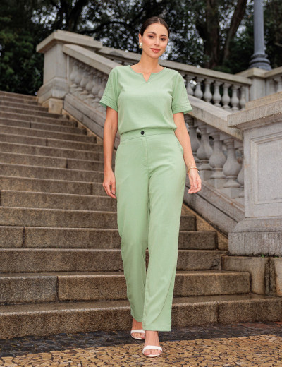 CONJUNTO RUSTIFLEX PESPONTO VERDE