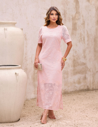 VESTIDO TELA CELINE ROSÊ