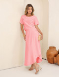 CONJUNTO SAIA DETALHE PREGAS ROSA
