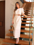 VESTIDO LAISE BORDADO PAISLEY OFF WHITE