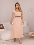 VESTIDO RENILDA BEGE