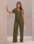 CONJUNTO PARKA CALÇA VERDE MILITAR