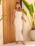 VESTIDO LAISE BORDADO OFF WHITE