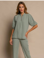 CONJUNTO CREPE TWILL VERDE