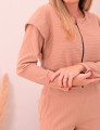  CONJUNTO MALHA SOFT CANELADA CAMEL