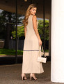 VESTIDO LAUREN DETALHE VIÉS BEGE