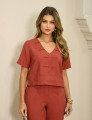 CONJUNTO ALFAIATARIA SLUB MARSALA