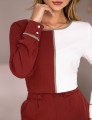 CONJUNTO BICOLOR MANGA LONGA TERROSO