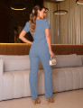 CONJUNTO ALFAIATARIA CASAQUETO AZUL JEANS
