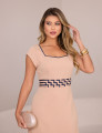 VESTIDO RENILDA BEGE